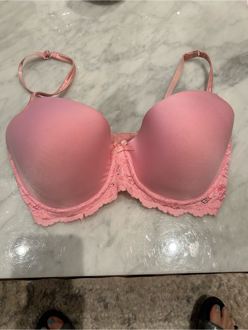 Frederick's of Hollywood Pink Lace Push-Up Bra